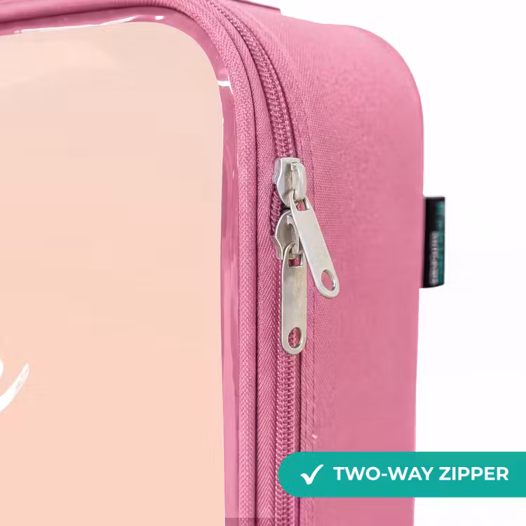 Children's suitcase with name - Pink - Monkey with Loly — 4