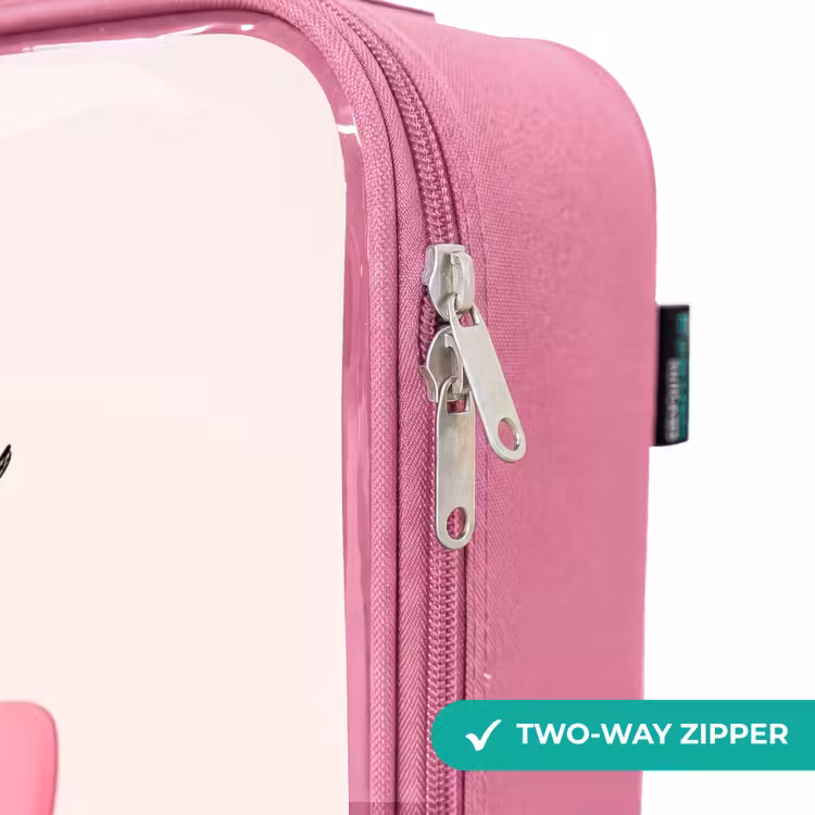 Children's suitcase with name - Pink - Sierk Ostrich Pink — 4