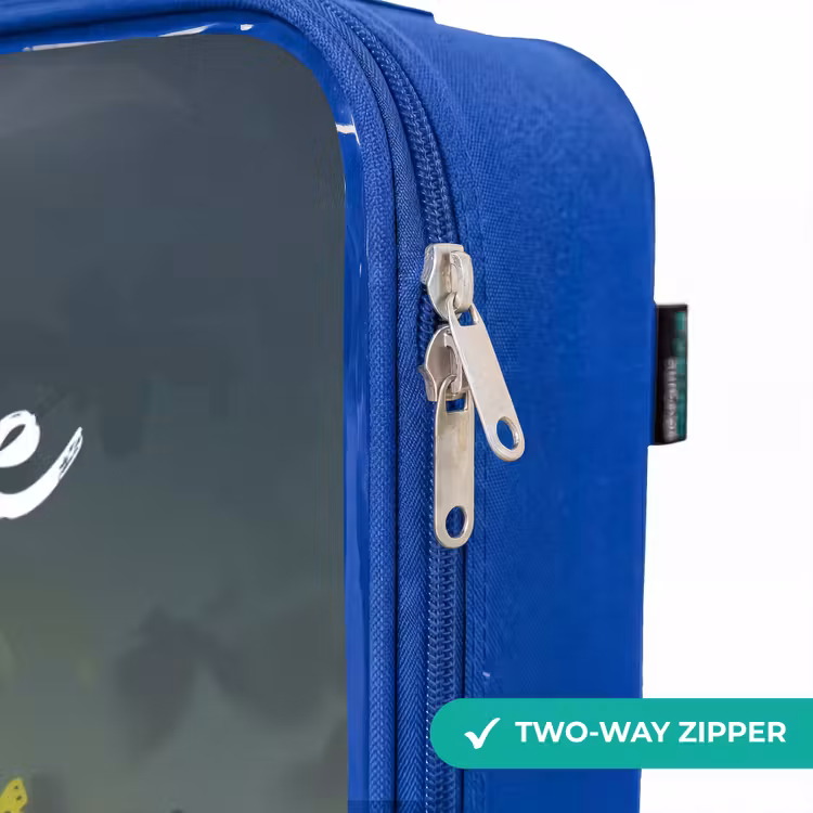 Children's suitcase with name - Blue - Branco Brontosaurus — 6