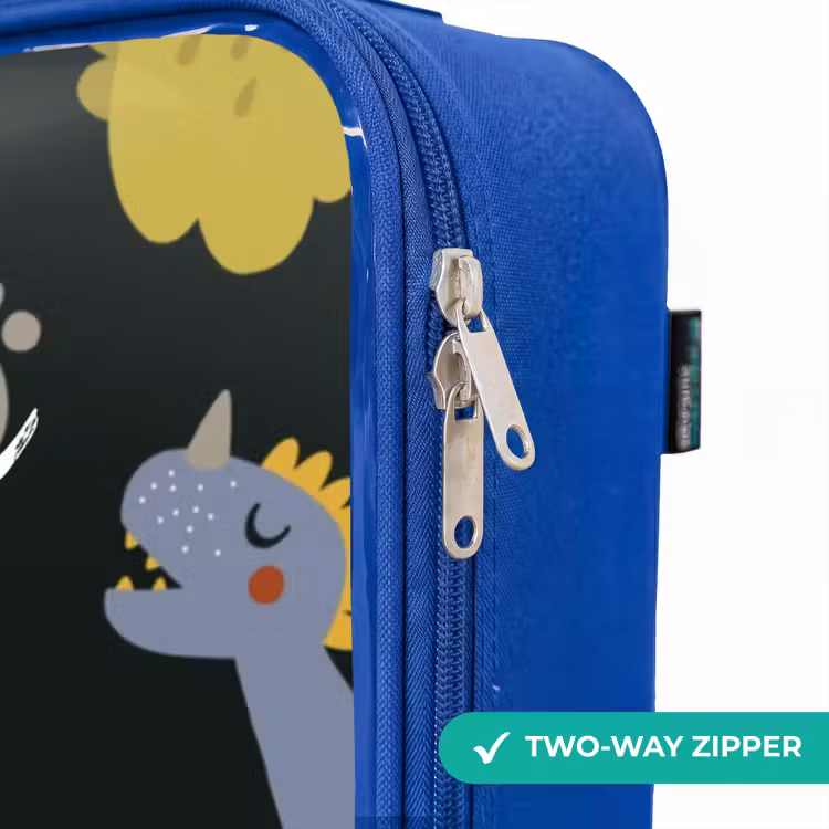 Children's suitcase with name - Blue - Loving dinosaur — 6