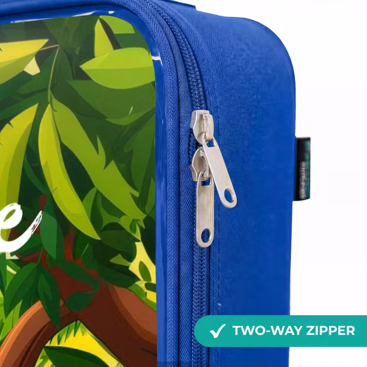 Children's suitcase with name - Blue - Pedro panda — 6