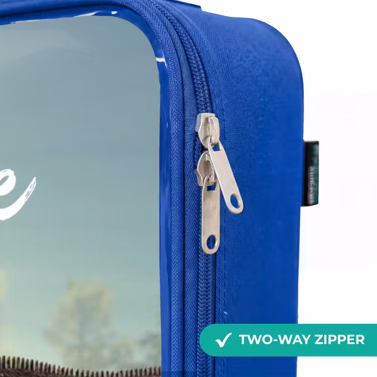 Children's suitcase with name - Blue - Thijs Tyrannosaurus — 6