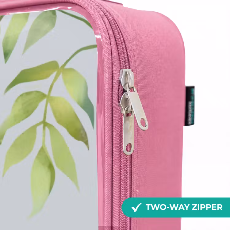 Children's suitcase with name - Pink - Animals in the jungle — 4