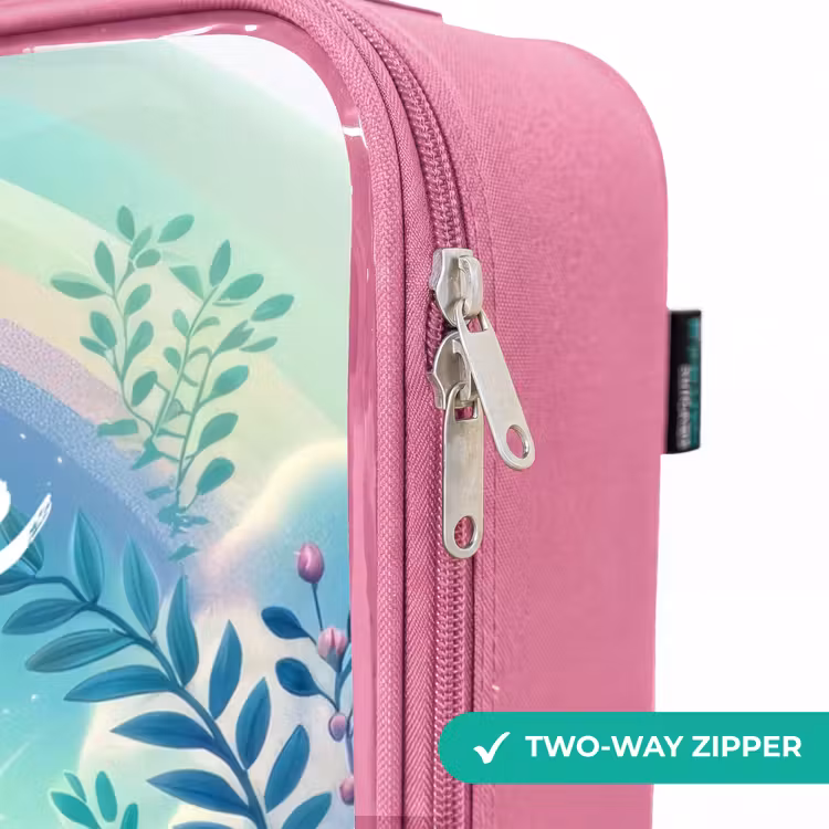 Children's suitcase with name - Pink - Django Dino — 4