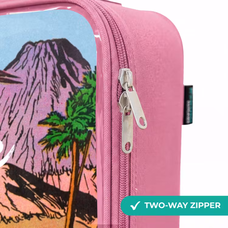 Children's suitcase with name - Pink - Party in Dinosaur Land — 4