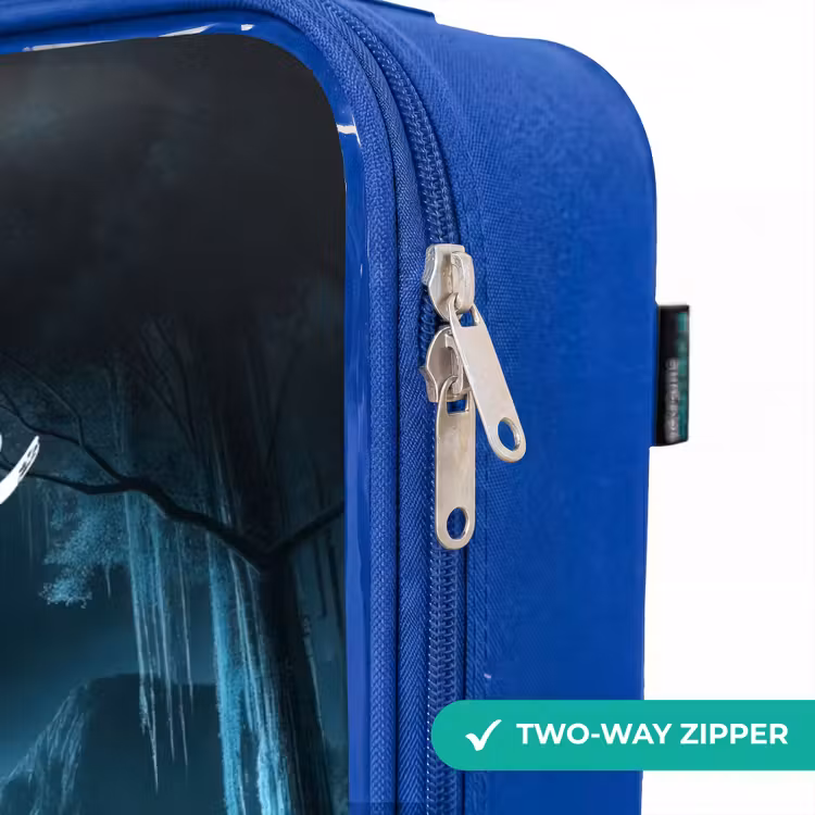 Children's suitcase with name - Blue - Junglosaurus — 6