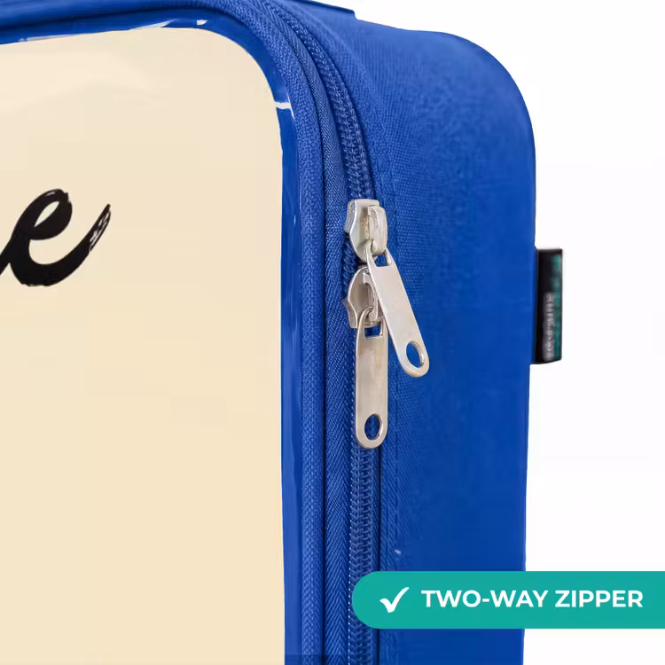 Children's suitcase with name - Blue - Dino - Animal - Blue - Green — 6