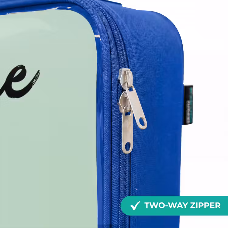 Children's suitcase with name - Blue - Dino - Animal - Green - Orange — 6