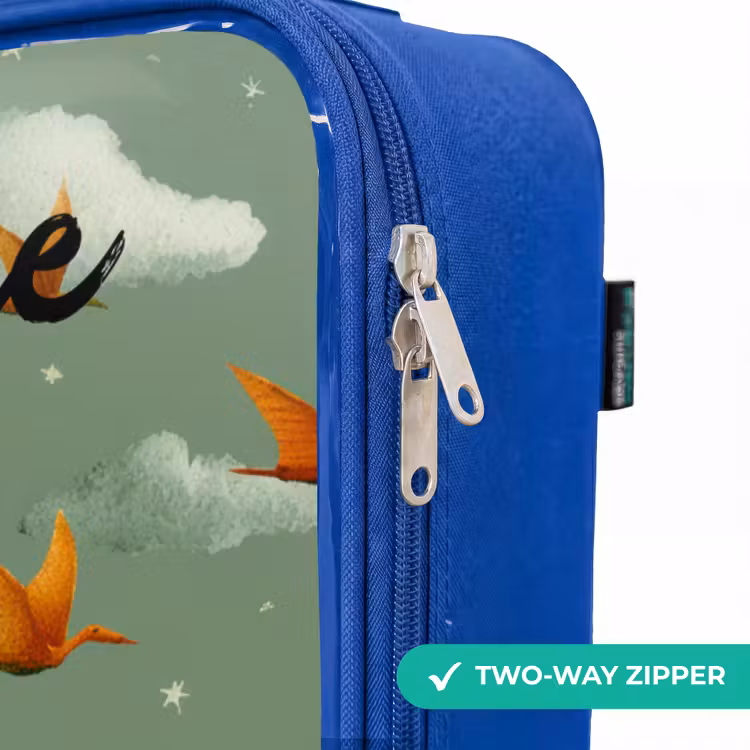 Children's suitcase with name - Blue - Pattern - Dino - Pterosaurs — 6