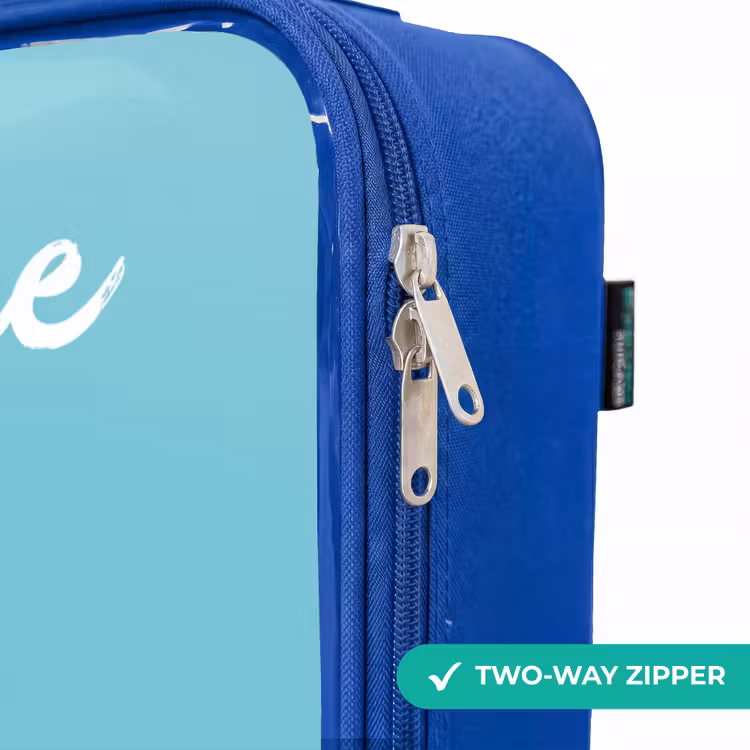 Children's suitcase with name - Blue - Octopus - Water - Blue — 6