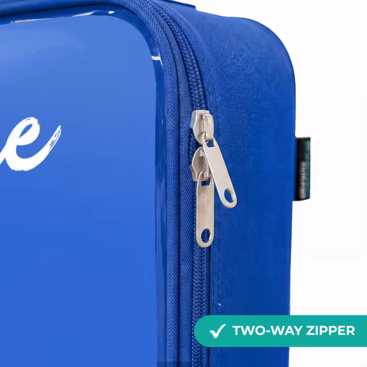 Children's suitcase with name - Blue - Tiger - Swimming Band - Water — 6