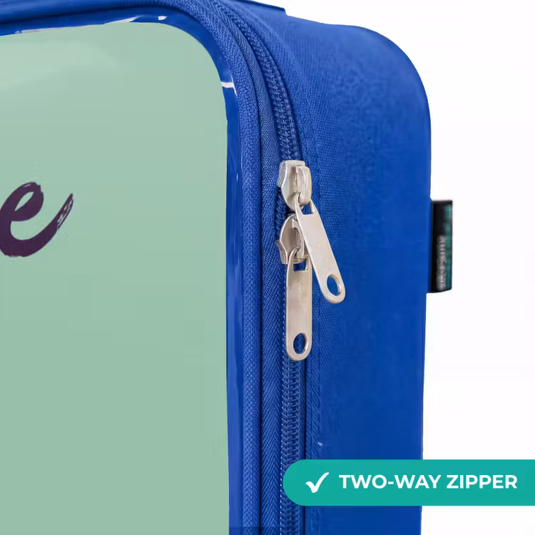 Children's suitcase with name - Blue - Kawai - Alpaca - Green — 6