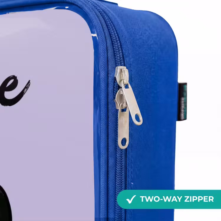 Children's suitcase with name - Blue - Kawai - Ballet - Panda — 6