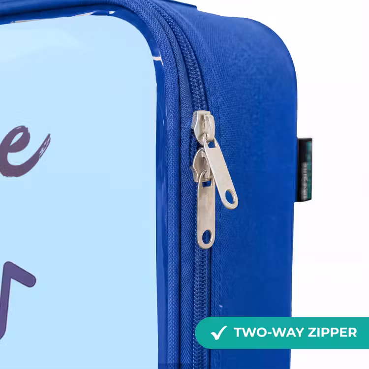 Children's suitcase with name - Blue - Kawai - Dog - Music — 6