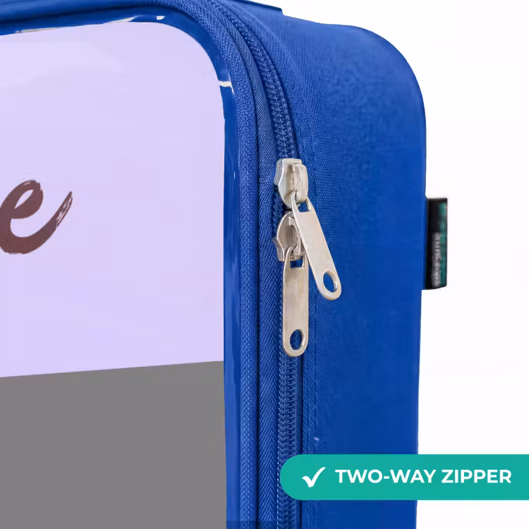 Children's suitcase with name - Blue - Kawai - Duck - Scarf — 6