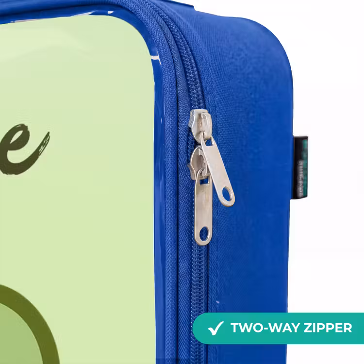 Children's suitcase with name - Blue - Kawai - Frog - Green — 6