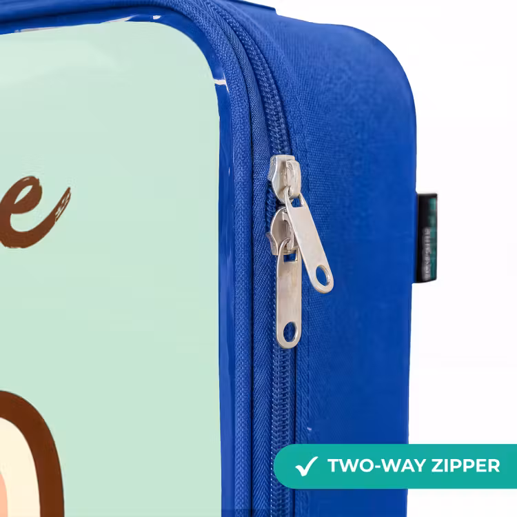Children's suitcase with name - Blue - Kawai - Red panda - Green — 6