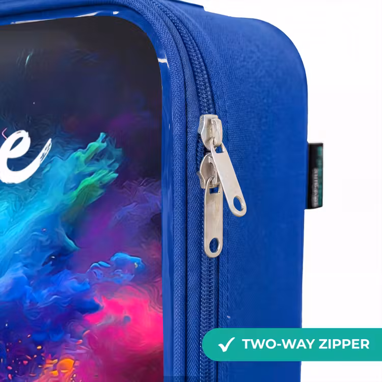 Children's suitcase with name - Blue - Game - Controller - Colorful - Explosion — 6