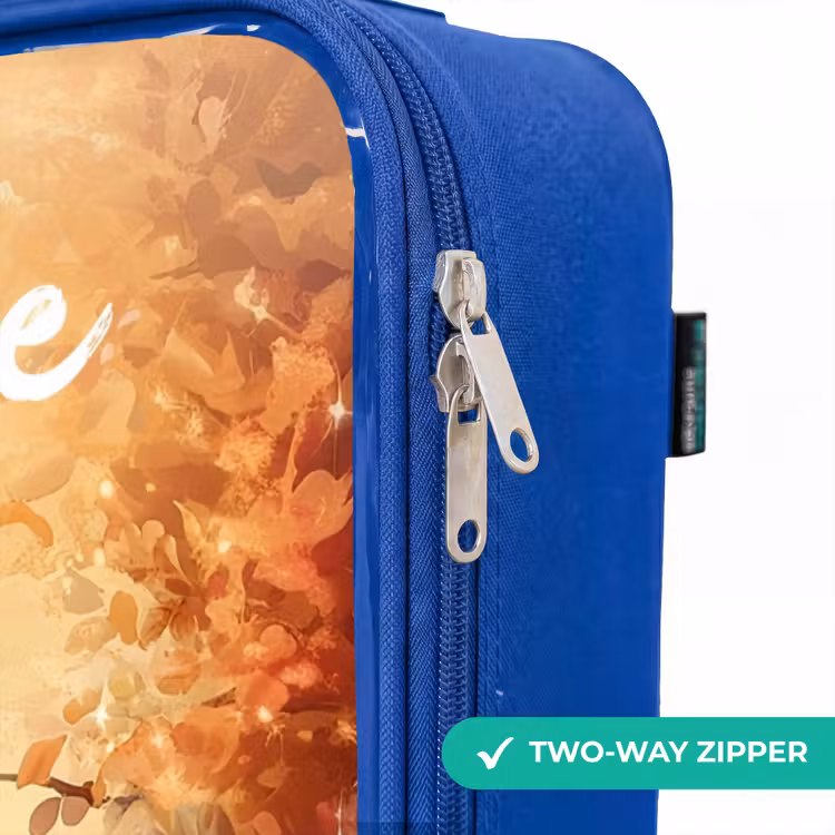 Children's suitcase with name - Blue - Unicorn - Butterfly - Pink - Mane — 6