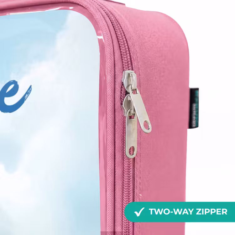 Children's suitcase with name - Pink - Soccer - Dino - Sports — 4