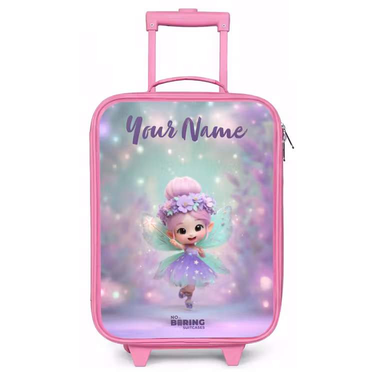 Children's suitcase with name - Pink - Elf - Magic — 1