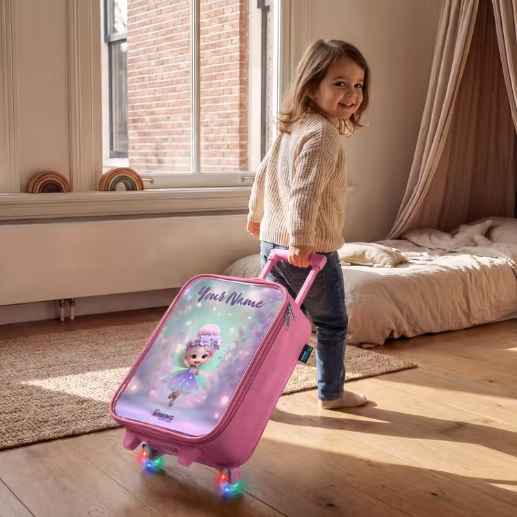 Children's suitcase with name - Pink - Elf - Magic — 2