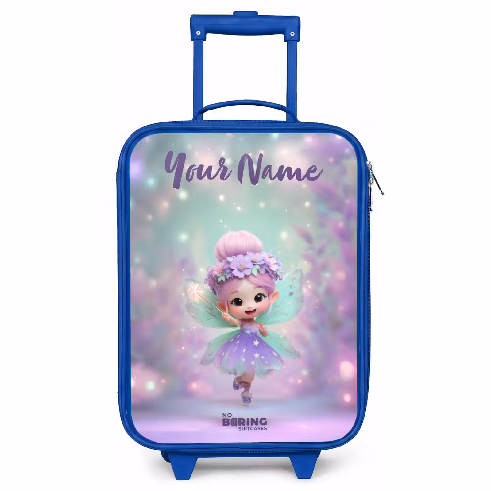 Children's suitcase with name - Blue - Elf - Magic — 1