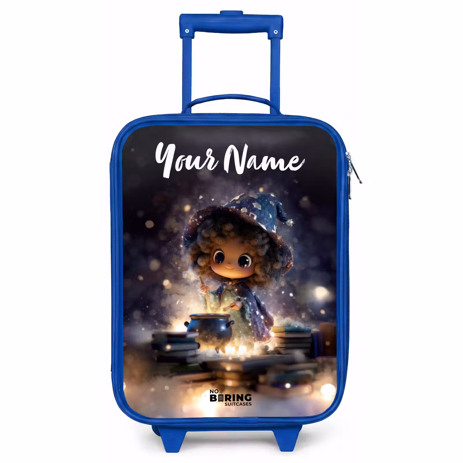 Children's suitcase with name - Blue - Magical Night of Magic — 1