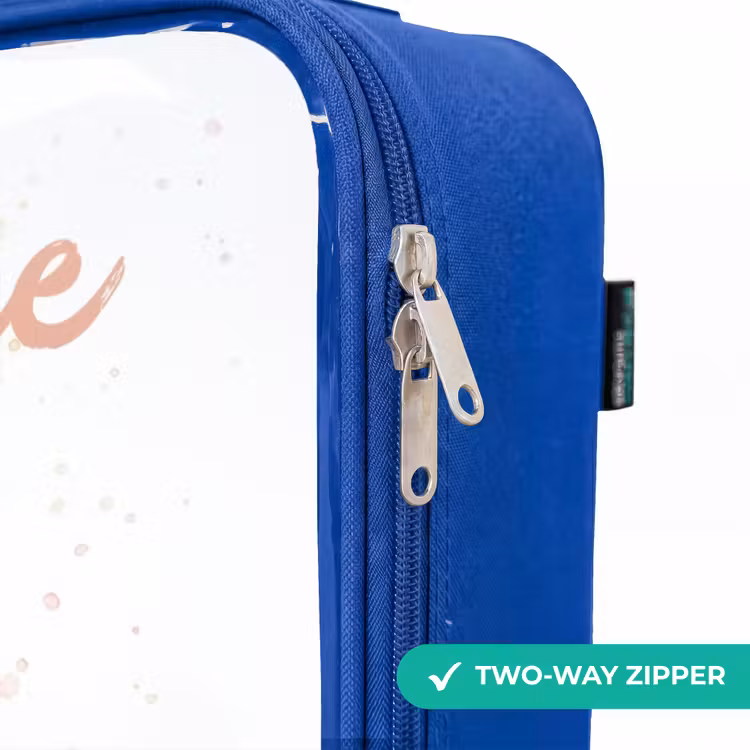 Children's suitcase with name - Blue - Ballerina fairy in pink — 6