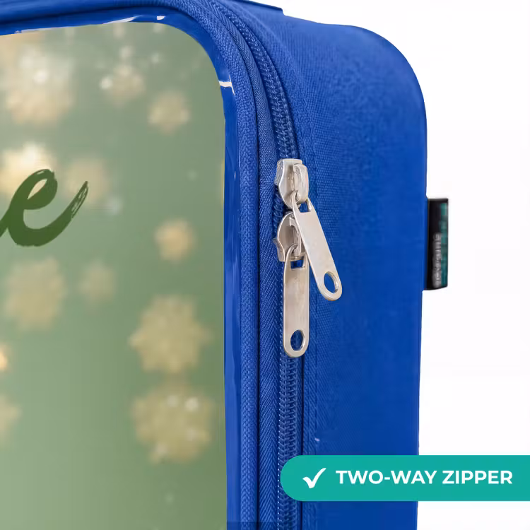 Children's suitcase with name - Blue - Dancing fairy in green light — 6