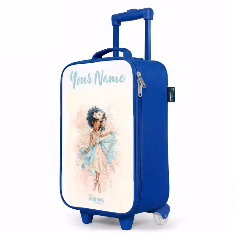 Children's suitcase with name - Blue - Elf - Ballet - Colorful — 5