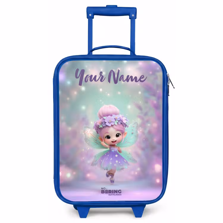 Children's suitcase with name - Blue - Elf - Magic — 1