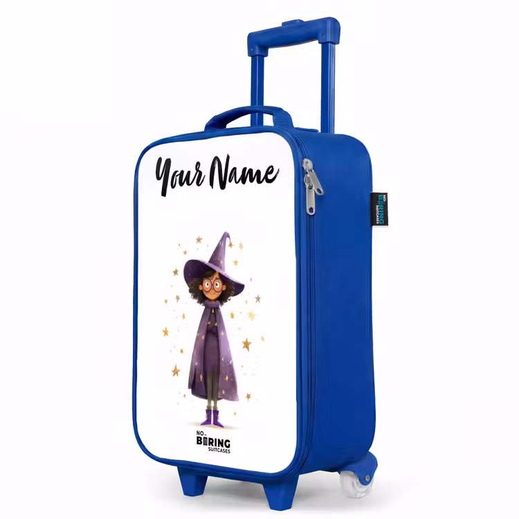 Children's suitcase with name - Blue - The purple wizard's cloak — 5