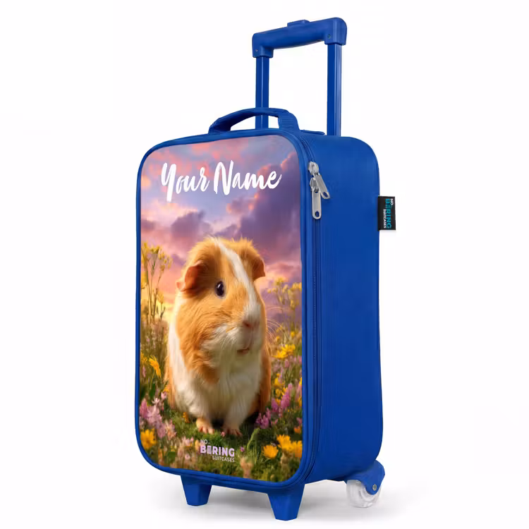 Children's suitcase with name - Blue - Guinea pig - Nature - Animal — 5