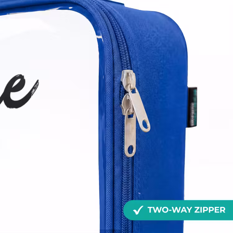 Children's suitcase with name - Blue - Orange Starfish Illustration — 6
