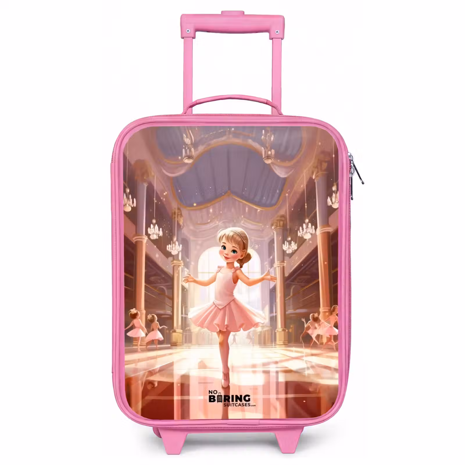 Children's suitcase - Pink - Dancing ballerina in a pink tutu — 1