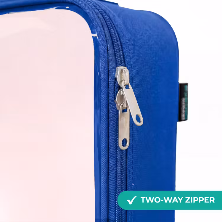 Children's suitcase - Blue - Princess and unicorn on a cloud — 6