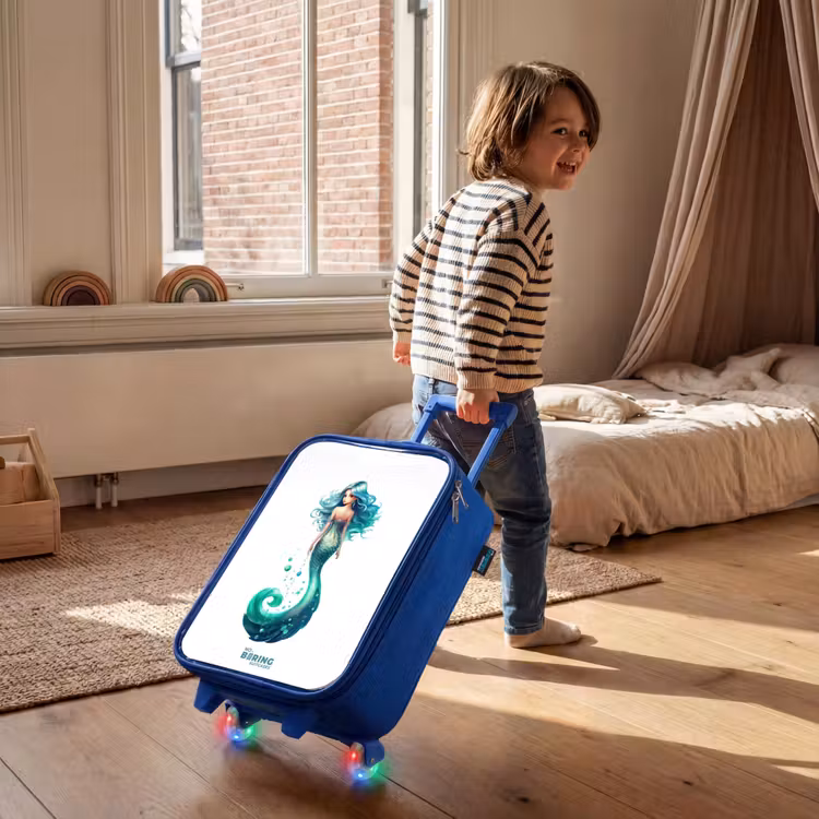 Children's suitcase - Blue - Sandra emerald — 2