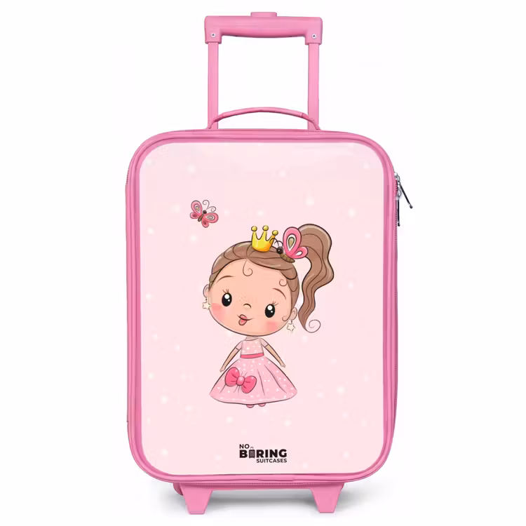Children's suitcase - Pink - Princess with a pink dress — 1