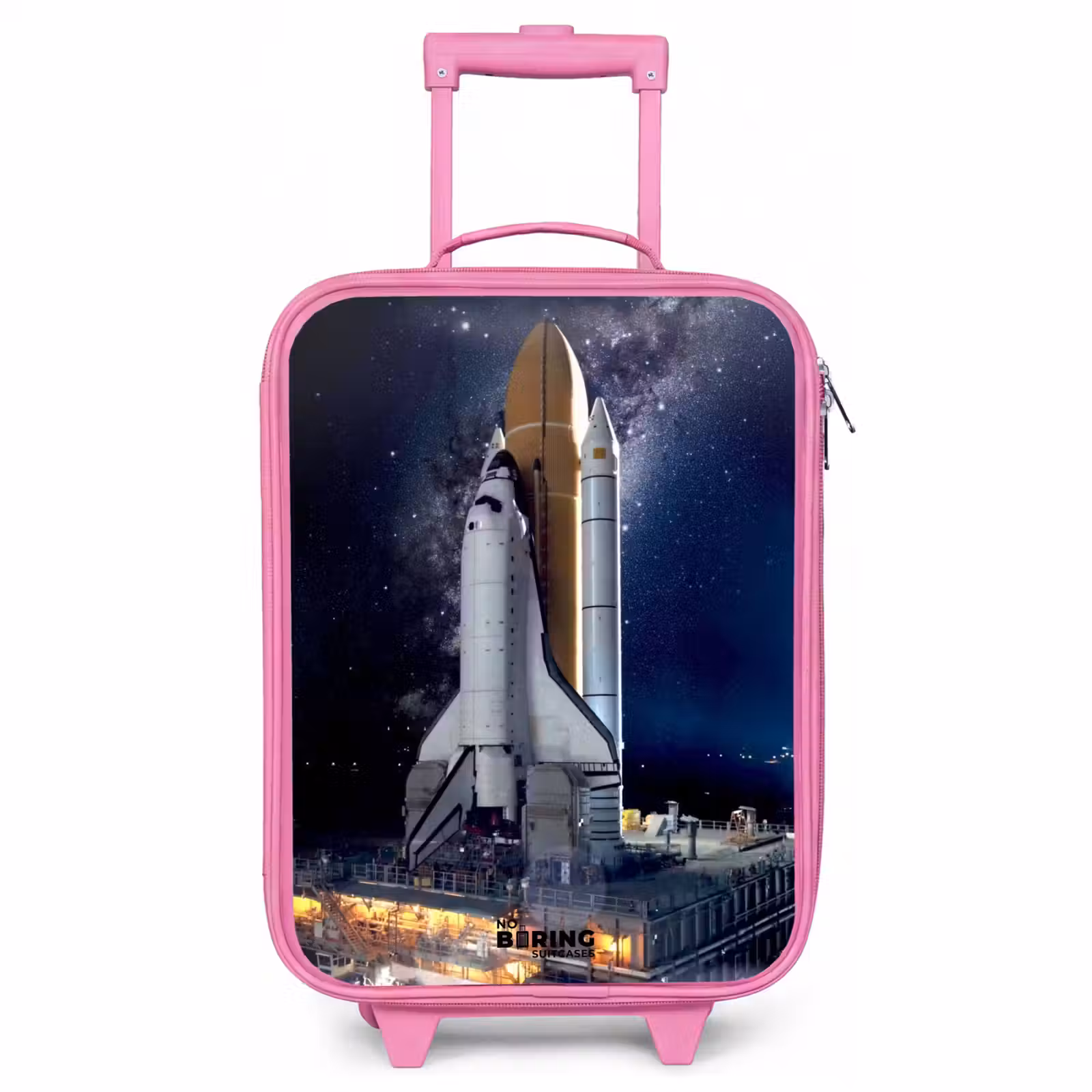 Children's suitcase - Pink - Space shuttle ready to take off — 1