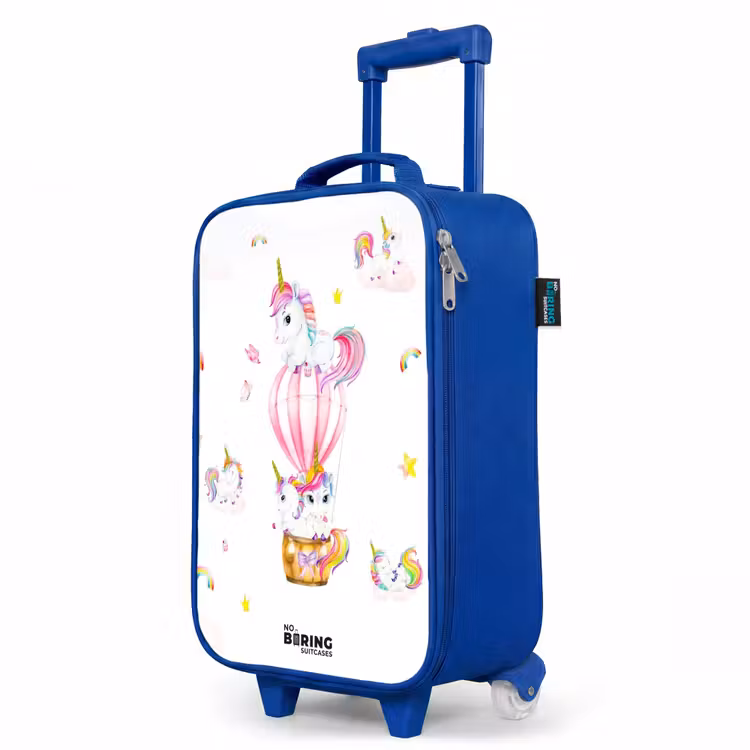 Children's suitcase - Blue - Airy unicorns — 5