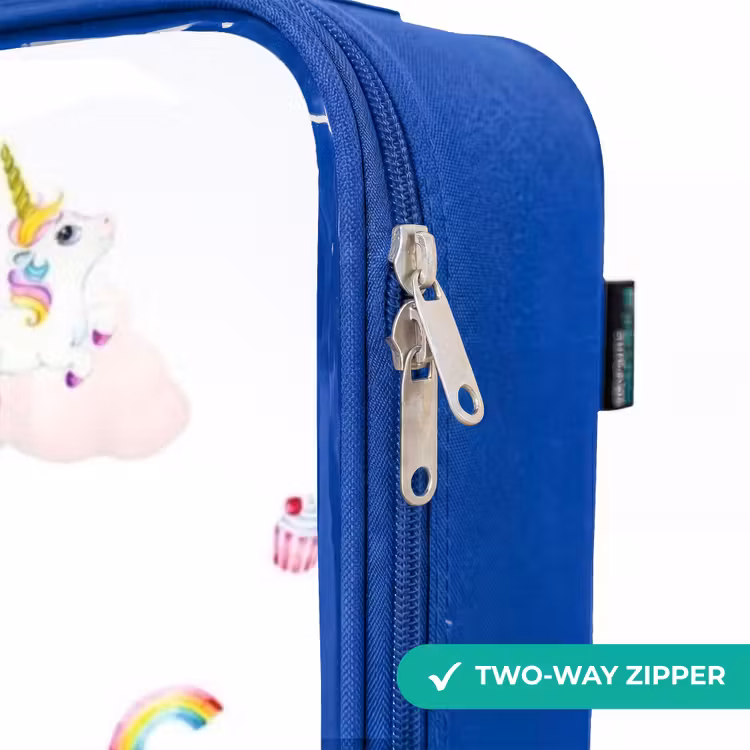 Children's suitcase - Blue - Airy unicorns — 6