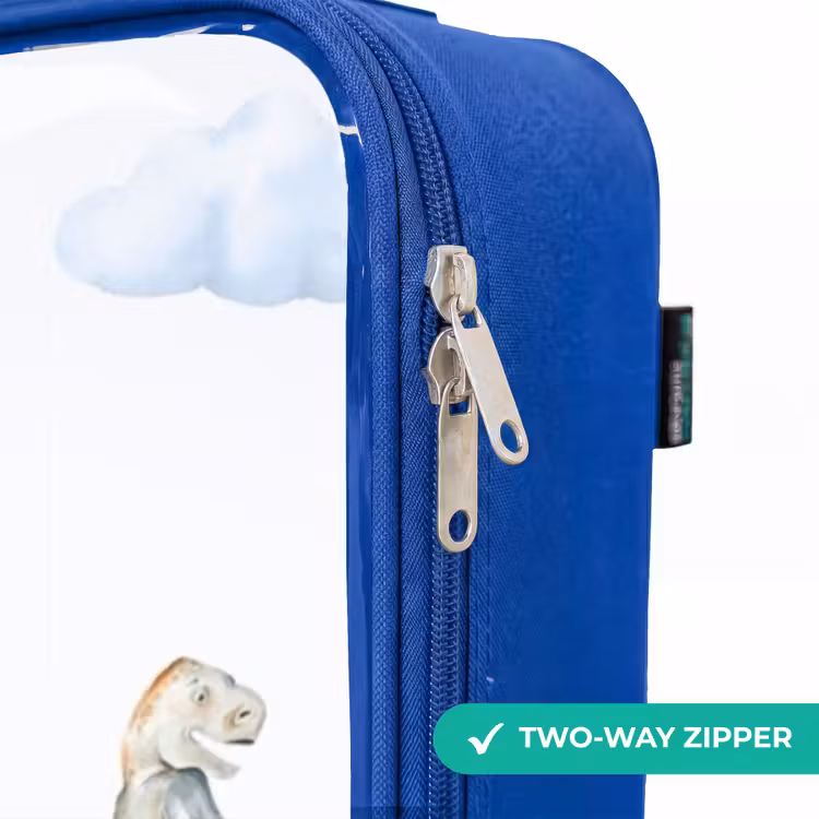 Children's suitcase - Blue - Wandering dinosaurs — 6