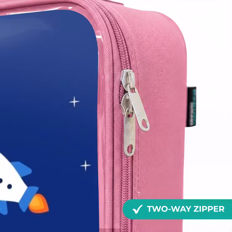 Children's suitcase - Pink - Astronaut on a planet — 4