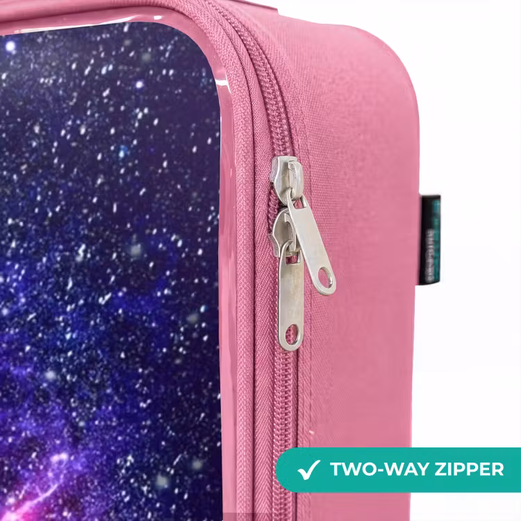 Children's suitcase - Pink - Colorful galaxy — 4
