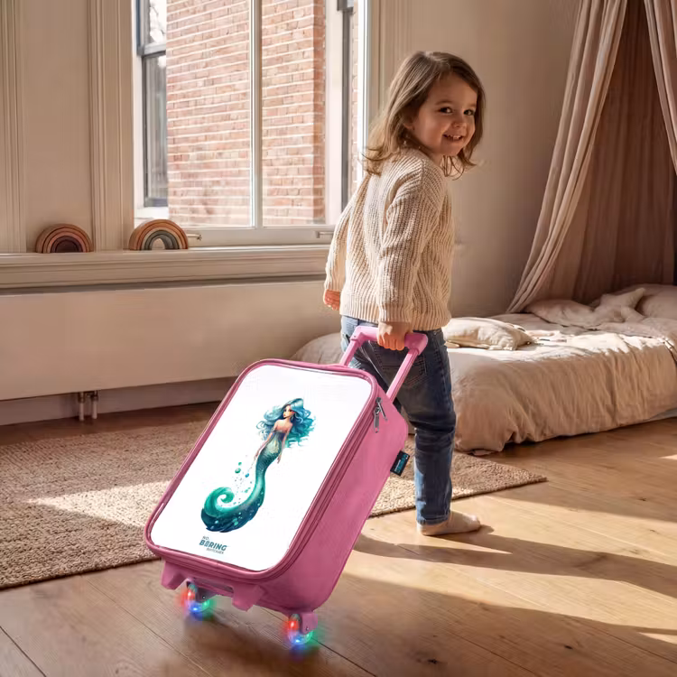 Children's suitcase - Pink - Sandra emerald — 2