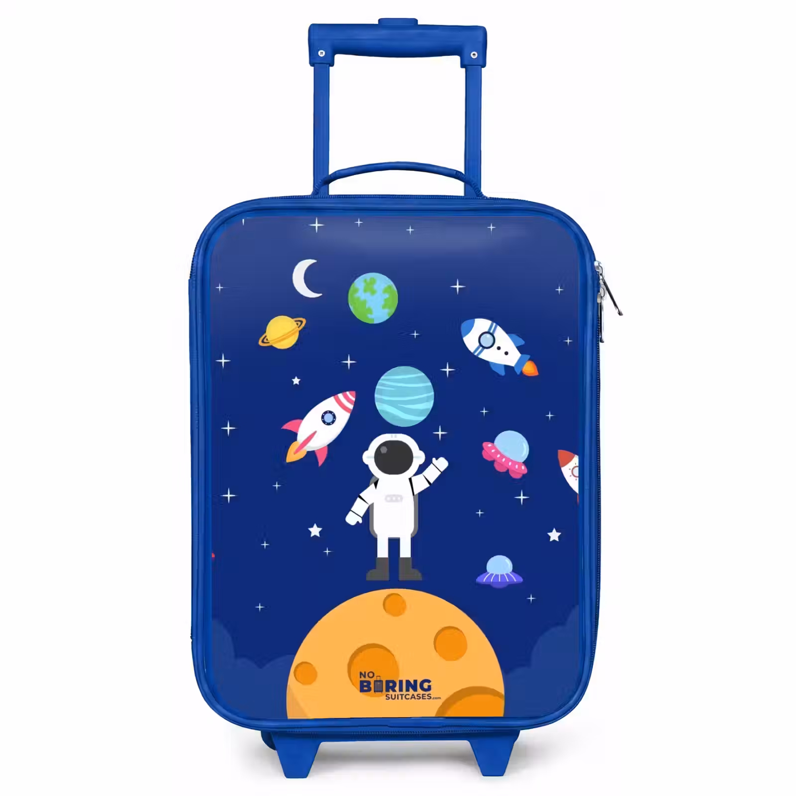 Children's suitcase - Blue - Astronaut on a planet — 1