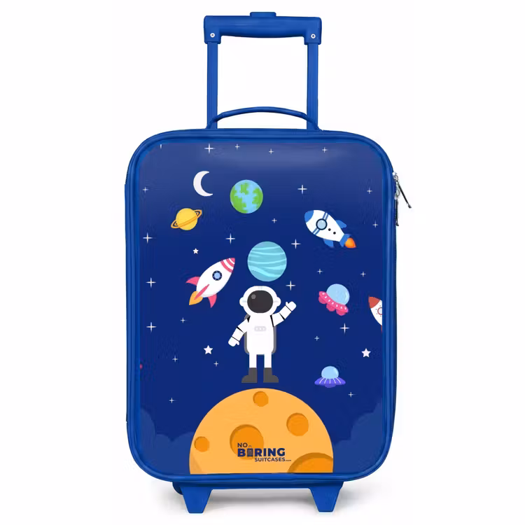 Children's suitcase - Blue - Astronaut on a planet — 1