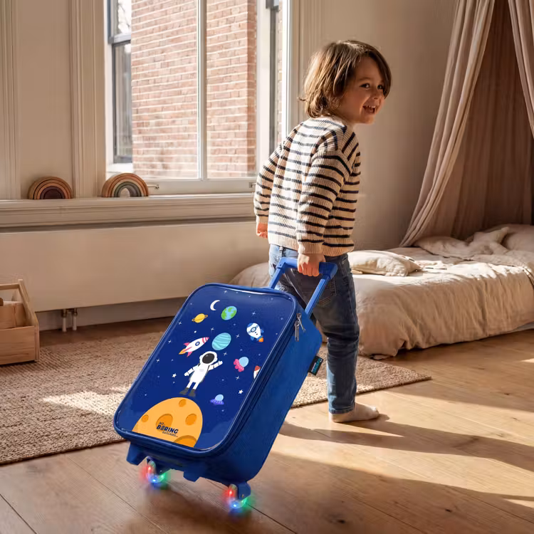Children's suitcase - Blue - Astronaut on a planet — 2