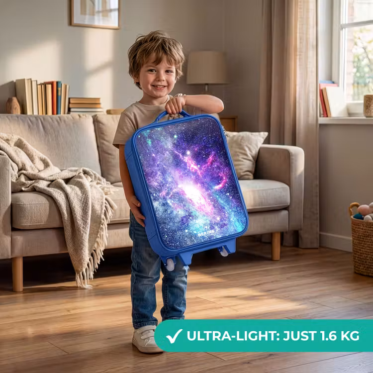 Children's suitcase - Blue - Colorful galaxy — 3